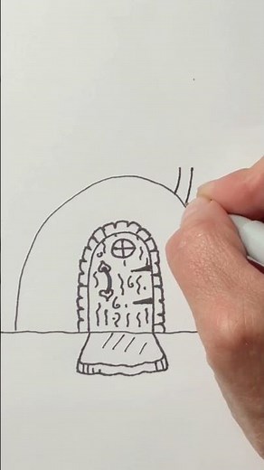 Perfect Hobbit House Doodle for Fantasy Maps 🗺️