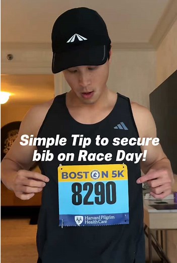 Secure Your Bib with This Race Day Tip