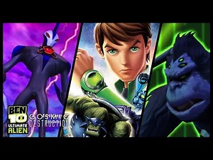 Ben 10 Cosmic Destruction Walkthrough Part 5 (PS3, X360, PS2, PSP, Wii) 100% Level 3 : Devil's Tower