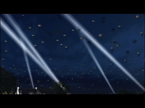D-DAY EPIC LANDING IN NORMANDY - PARATROOPERS