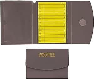 Notebook Business Notepad, File Folder with 4 x 6 Adhesive Memo Pads,Grey