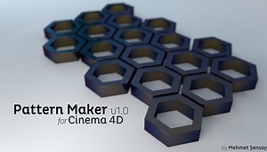 Cinema 4D | Pattern Maker MoGraph Preset Creates Various Pattern Types Easily