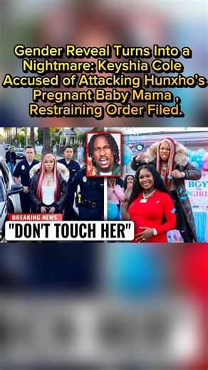 Gender Reveal Turns Into a Nightmare: Keyshia Cole Accused of Attacking Hunxho’s Pregnant Baby Mama, Restraining Order Filed What was meant to be a joyful celebration reportedly ends in serious allegations and legal action. Online discussions intensify as users await verified details. The incident sparks conversations about accountability, conflict, and safety, reminding audiences how fast emotionally charged stories can dominate social platforms today. #TrendingNow #CelebrityDrama #JusticeTalk 