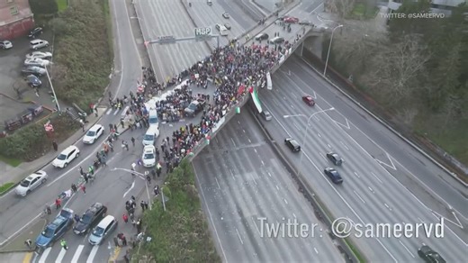 All lanes of I-5 in Seattle reopen after protesters block traffic