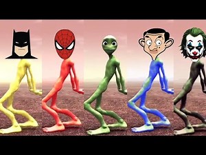 Alien Dance with Different Characters 👽🔥 | Funny Animated Dance Video