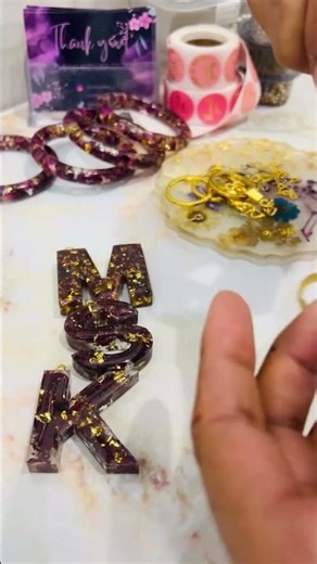 Resin_keychain_to_add_the_key_ring._Nothing_fancy,_just_the_#trendin #earrings #explore_ #diy