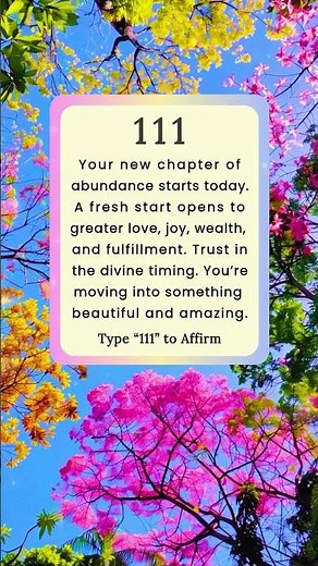 ✨111 Amazing New Chapter Start Now! ✨You are Elevating ✨111 Angel Number Message💫