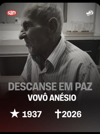 Descanse em paz vovô Anésio, você sempre será lembrado pela sua energia contagiante e sua alegria, meus sentimentos aos familiares e amigos