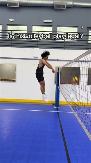 Are you actually allowed to grab and throw the volleyball? #volleyballplayer #volleyballworld