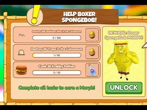 The fry cook games are here in SpongeBob simulator