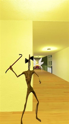 Sirenhead vs Angel Car Eater in Hotel GMod