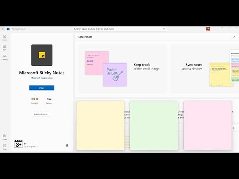 Fix Microsoft Sticky Notes Not Installing From Microsoft Store On Windows 11/10