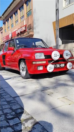 😱 THIS RED RENAULT 5 TURBO 2 IN PORTUGAL IS SIMPLY INCREDIBLE 🇵🇹🔥