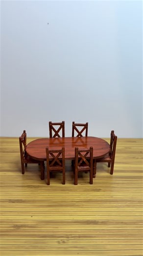 Easy Guide to Creating a 1:50 Scale Dining Set