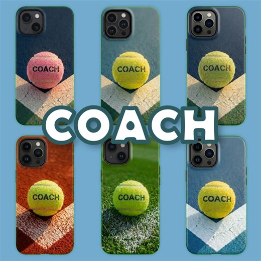 Tennis Phone Case | Coach | Custom Player Coach Gift | iPhone Magsafe and Samsung Tough Cover - Etsy