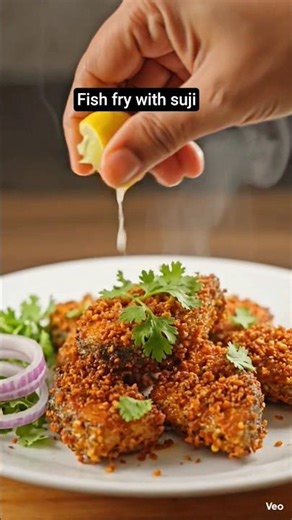 Golden Crispy Fish Fry 🔥 #Shorts