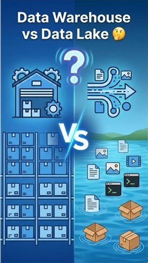Data Warehouse vs Data Lake - Which is Better? Explained in 30 Seconds #analytics #bigdata