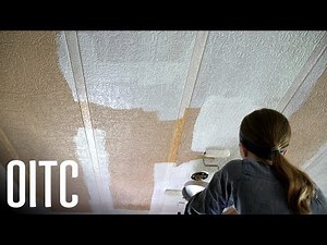Painting our Stained Mobile Home Ceilings (FINALLY!)