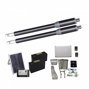 [Hot Item] Jujiang C01-L Solar Power Battery Swing Garage Door CE Motor Gate Opener