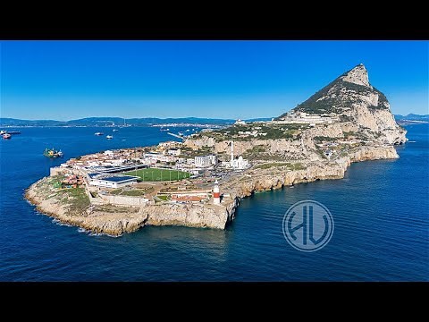 Discover the Stunning Beauty of Gibraltar from Above! | Drone 4K