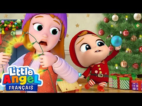 Bébé Louis Décore le Sapin de Noël | Chanson de Noël | Little Angel Français