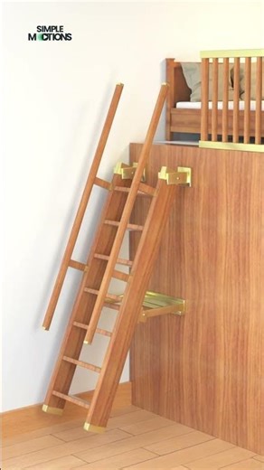 Space Saving Staircase Home Design #home #interiordesign