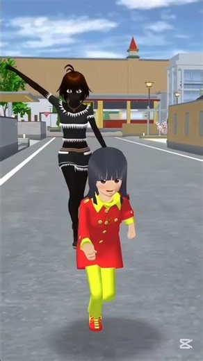 Papa menyelamatkan Yuta Mio dari polisi zombie.😱#sakuraschoolsimulator #shorts #shortsvideo