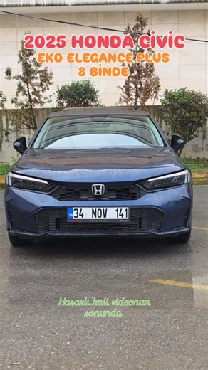 ÇITIR HASARLI ARAÇLAR on Instagram: "2025 honda civic eko elegance plus 8 bin km de #hondacivic #honda #hasarlıarac #araba #kesfet"