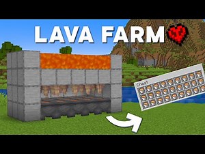 Minecraft 1.20 Lava Farm - Auto Lava Farm Tutorial | 1.20 +