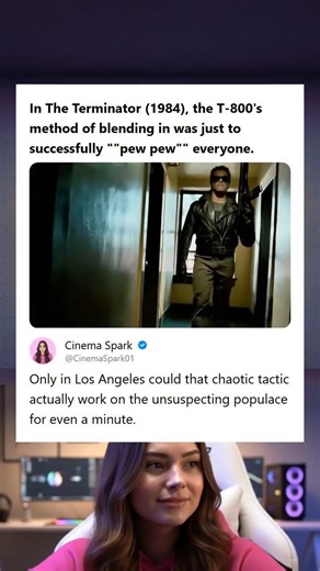 The Terminator 1984 Dark Humor T-800s Subtlety Method Is to Pew Pew Everyone