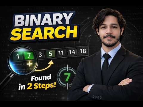 Binary Search in Python 🔍 | DSA for Coding Interviews #Hero