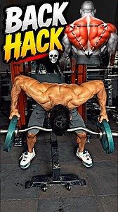 💀 BACK HACK! Try This Wide + Hammer Row 🔥