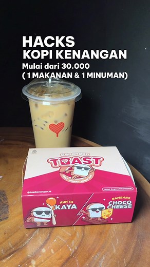 HACKS PROMO DI KOPI KENANGAN YG DI BOCORIN LGSG SM BARISTA NYA🫢🤭 Promo bundling 1 minuman 1 Toast cm 30rban aja!! Baru tau kan klo kopi kenangan punya toast? Ada yg manis dan asin, klo aku pilih yg wahyu sapi toast👍lbh enak lg klo sama saus sambel sih ini🫢 Btw promo nya berlaku hanya di bbrp outlet kopi kenangan yahh! Cek highlight @Kopi Kenangan #fyp #kopikenangan #kulinersurabaya #kulinersby #listmakananbestie #promokopikenangan #promo