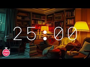 25 Minute Timer | Autumn Ambience (chill lofi beats)