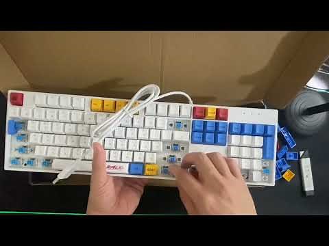 Zeus x Gundam RGB Mechanical Gaming Keyboard and Gundam RGB Gaming Mouse