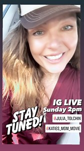 JOIN ME on my Birthday 🎉 this Sunday HERE on IG LIVE. My “Katie’s Mom” co-star @julia_tolchin will be joining me to talk about our little film, the fun we had making it, holiday shenanigans, family dysfunction, younger men, the mother’s who sleep with them, and who knows what else.🤷‍♀️ So show us some love ❤️ Check out “Katie’s Mom” which is streaming right now, and then join us on Sunday at 2pm Pacific time, to discuss it with us. Ask some questions- win a surprise giveaway. It’ll be fun. 🤩