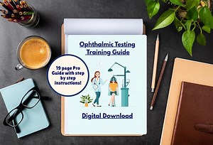 Ophthalmic Testing Training and Quick Reference Guide: Step by Step Instructions New Hire Handbook - Etsy Canada