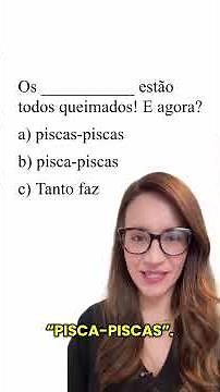 🎄 PISCA-PISCAS OU PISCAS-PISCAS? 💡