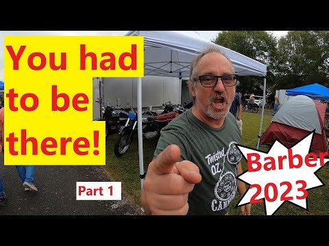 Barber Vintage Motorcycle Swap Meet Opening Day
