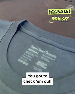 Black Friday is finally here, and the deals are extraordinary! Enjoy sitewide discounts on all your favorite products. From stylish clothing to must-have accessories, this is your chance to save big—shop now before it’s too late! Use code GET25 for 25% off sitewide or code GET30 for 30% off orders $150 | Fresh Clean Threads