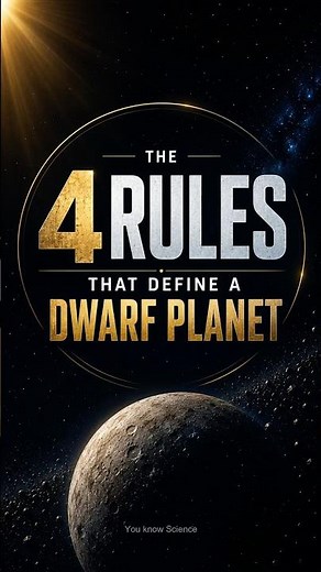 The 4 Rules of a Dwarf Planet |DWARF PLANET CHECKLIST | Why Is Pluto a Dwarf Planet?