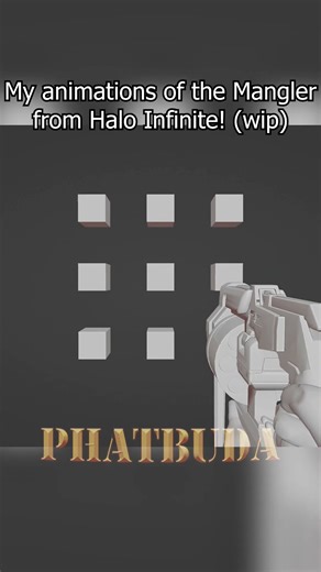 Mangler FP Anim 🔫 Halo Viewmodel anim! #halo #haloart #3danimation