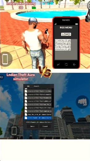 Indian bikes driving 3D GTA V ka character 👍 Indian date auto similar GTA V car character 🥰