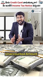 500K views · 3.4K reactions | Income Tax Notice on Credit Card Usage!!  #reels #trendingshorts #kowshikmaridi | Boss Wallah Telugu | Facebook