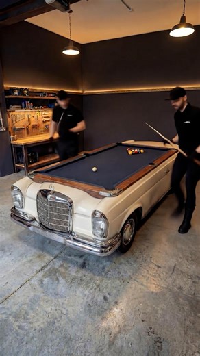 Classic Mercedes Turned Pool Table | DIY & Crafts