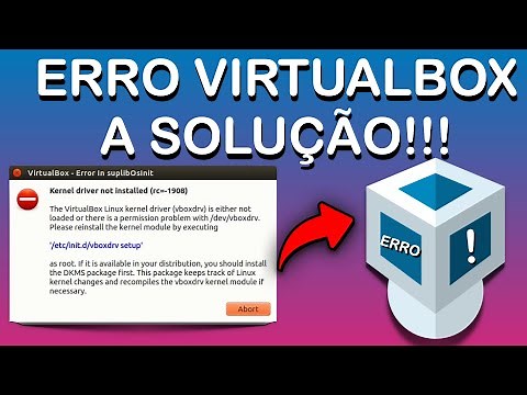 Como resolver o erro ao iniciar/instalar Virtualbox Linux Ubuntu ou Mint