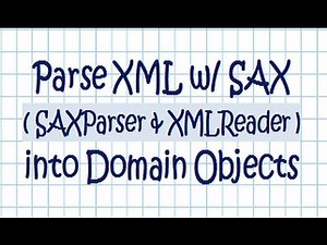 SAX XML Parsing (Tutorial 02) + populate domain objects