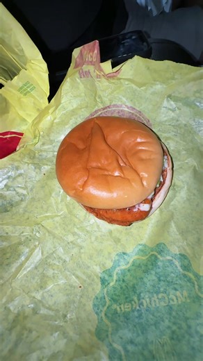 Top bun on the top and top bun on the bottom ??? #mcdonalds #fyp #whatthehell #funny #food