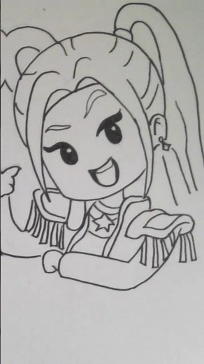 👉 How to draw Mira K-Pop Demon Hunters easy | Cómo dibujar a Mira Guerreras K-Pop fácil