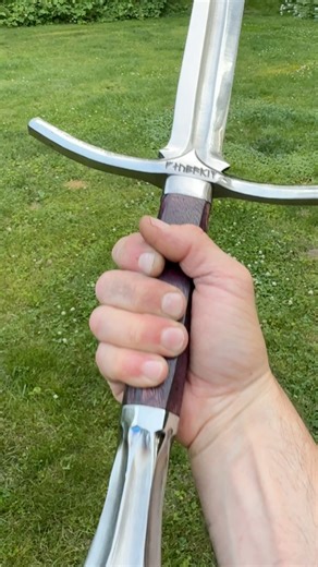 Gandalf’s Sword Glamdring is finally DONE! 🔥 Full build will be on YT soon! #bladesmith #sword #blacksmith #art #lotr #weapons | Yellow Goose Forge Blacksmith